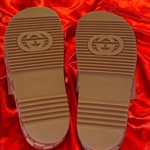 Gucci Platform Slides Women’s size 8